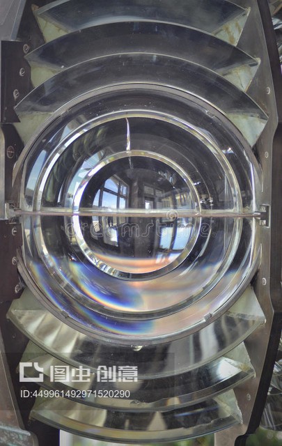 灯塔上的菲涅尔透镜Fresnel Lens, from a lighthouse